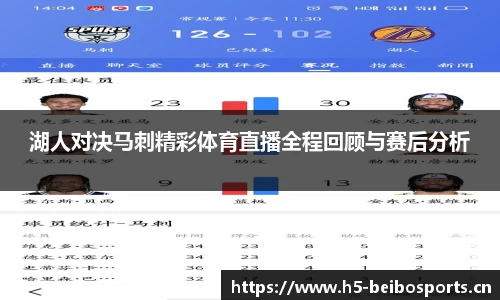 湖人对决马刺精彩体育直播全程回顾与赛后分析